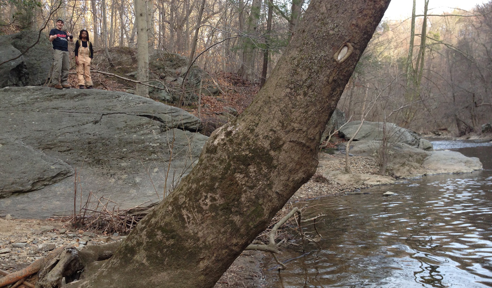 NTP Teens at Wissahickon Creek